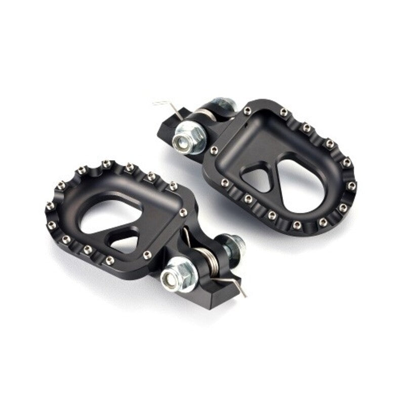 Estriberas Off Road trial negro todas las marcas ART ASF-12-BK