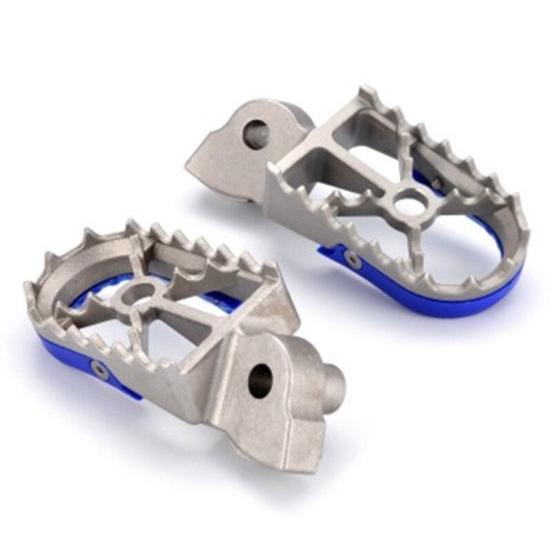Estriberas Off Road gris/azul Gas Gas Yamaha ART ASF-04S-BL