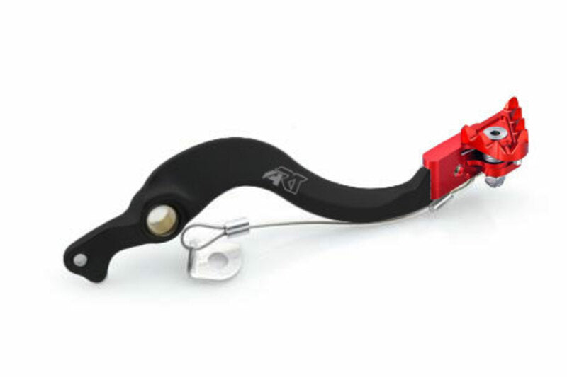 Pedal de freno Xtrem ART negro rojo ART ASB-117BKC-RED