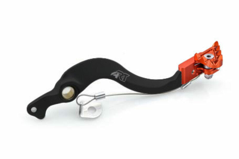 Pedal de freno Xtrem ART negro naranja ART ASB-167BKC-ORANGE