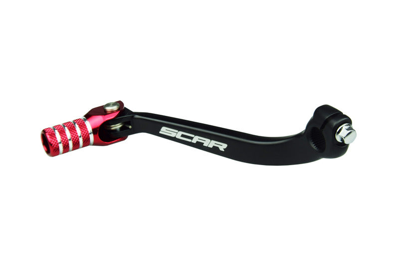 Pedal cambio SCAR negro mate Puntera roja Suzuki RM-Z250 SCAR GSL307