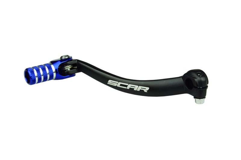 Pedal cambio SCAR negro mate Puntera azul Yamaha YZ250F SCAR GSL407
