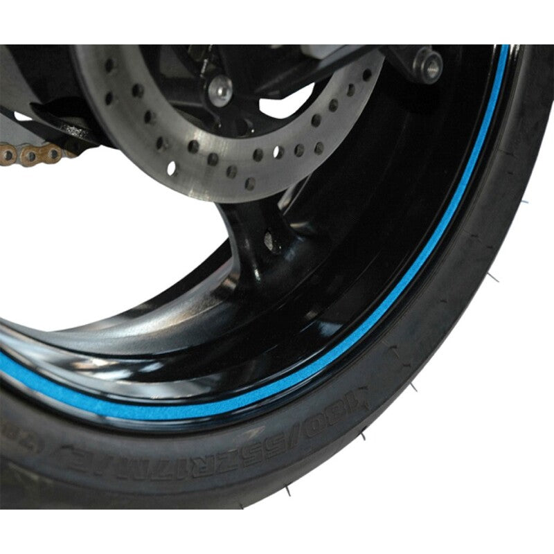 Adhesivo para llantas V PARTS 6m x 7mm azul reflectante V PARTS SS-817-BLUE