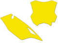Kit adhesivos portanúmeros Blackbird KX450 19 standard/amarillo BLACKBIRD 3420/000004