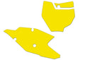 Kit adhesivos portanúmeros Blackbird KTM SX/SX-F 19 standard/amarillo BLACKBIRD 3528/000004