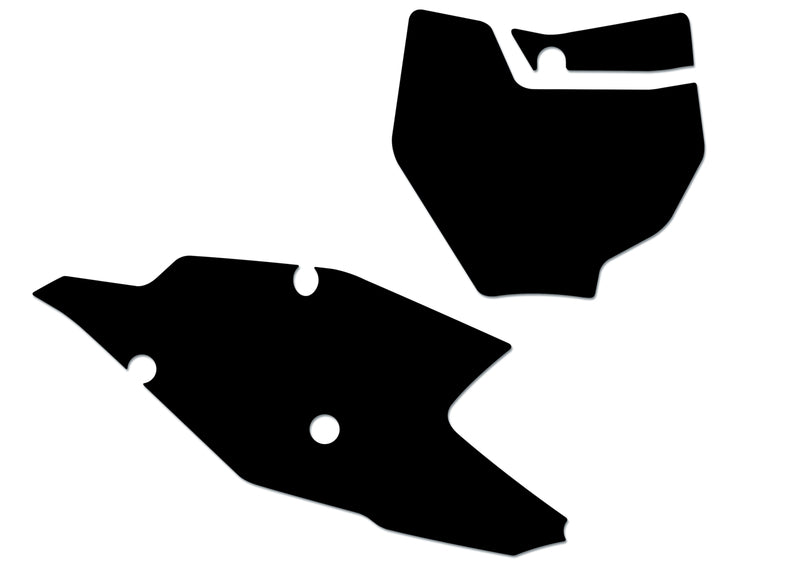 Kit adhesivos portanúmeros Blackbird KTM SX/SX-F 19 standard/negro BLACKBIRD 3528/000006