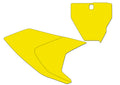 Kit adhesivos portanúmeros Blackbird HVA TC/FC 19 standard/amarillo BLACKBIRD 3626/000004