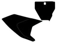 Kit adhesivos portanúmeros Blackbird HVA TC/FC 19 standard/negro BLACKBIRD 3626/000006