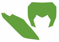 Juego adhesivos porta números BLACKBIRD verde Sherco SE / SE-F BLACKBIRD 3E01/000008