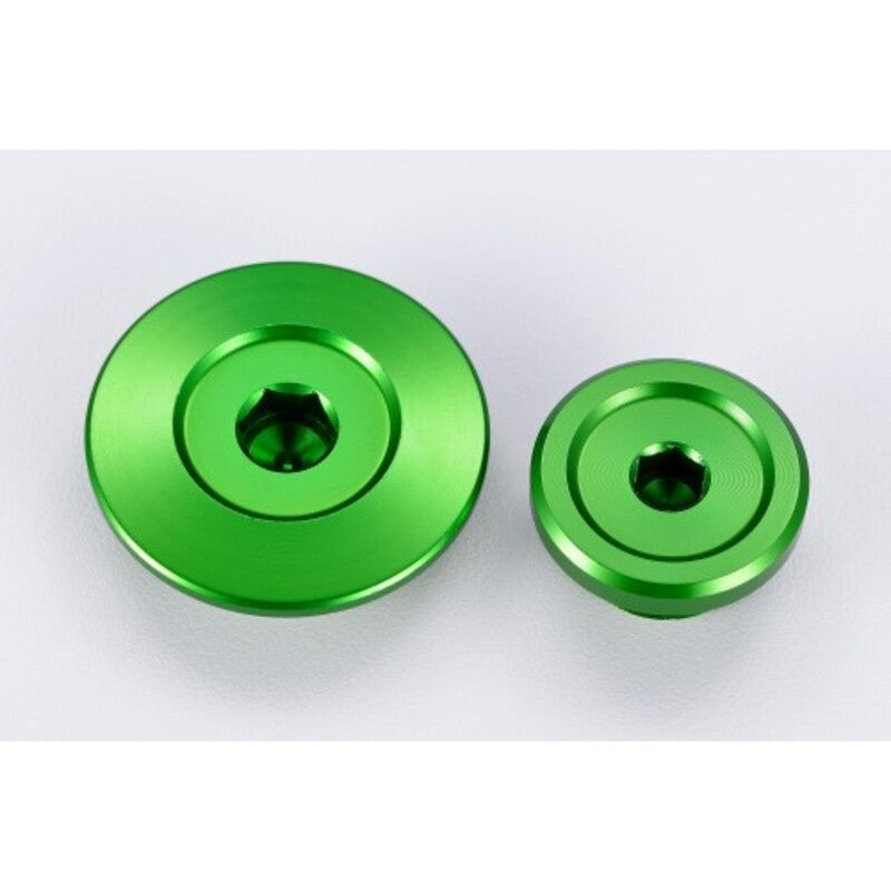 Tapon motor verde Kawasaki V PARTS ASEP-03-GR