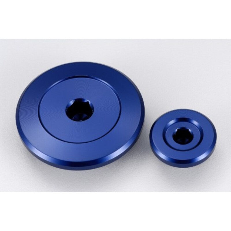 Tapon motor azul Yamaha V PARTS ASEP-07-BL