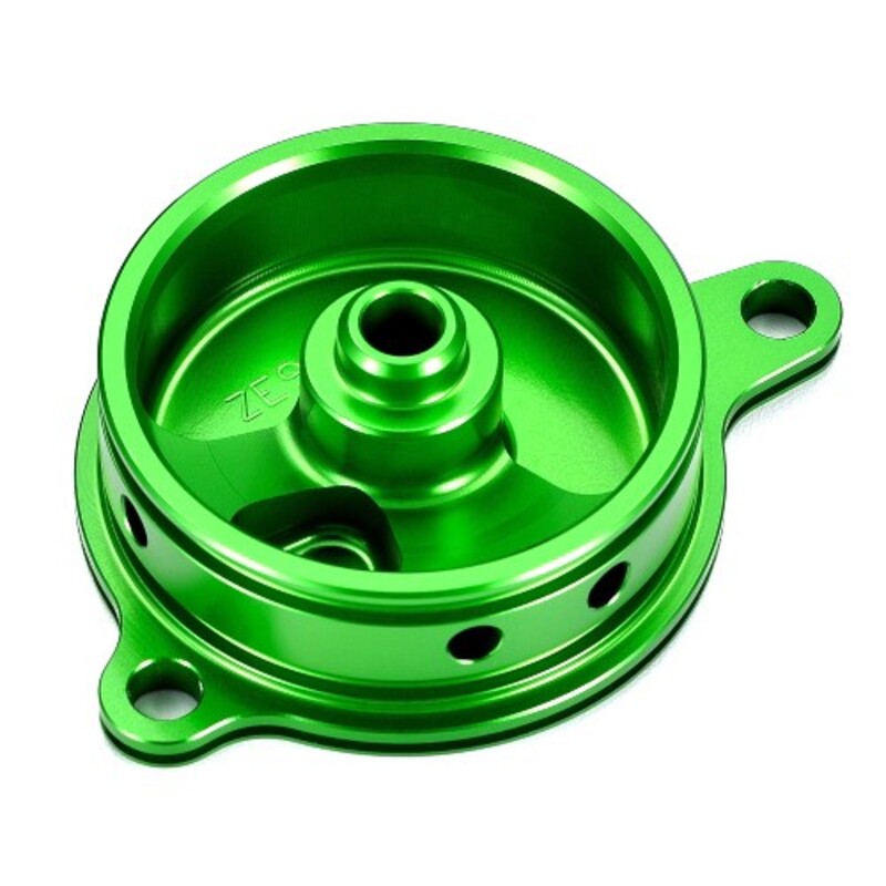 Tapa filtro de aceite verde Kawasaki V PARTS ASOC-04-GR