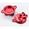 Tapa filtro de aceite rojo Honda V PARTS ASOC-08-RD