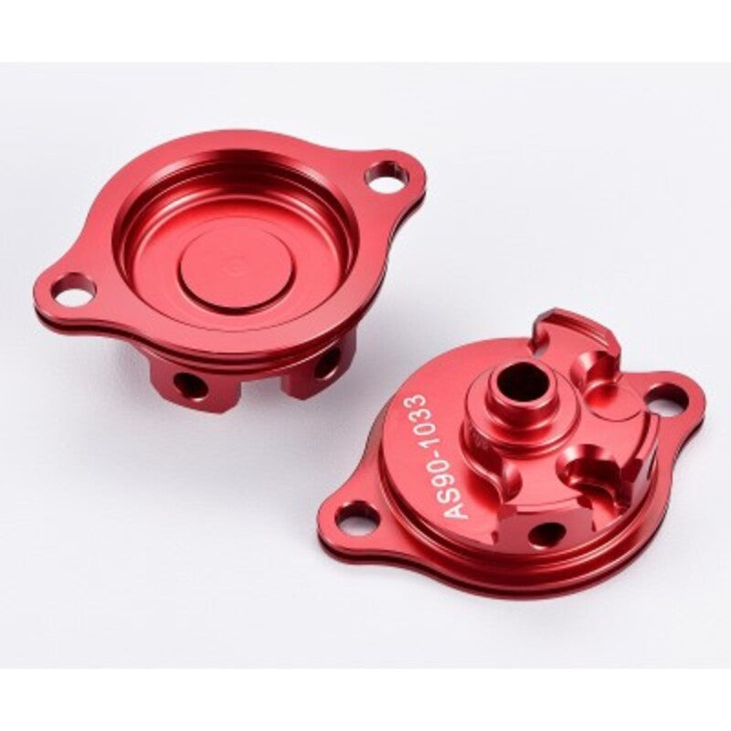 Tapa filtro de aceite rojo Honda V PARTS ASOC-09-RD