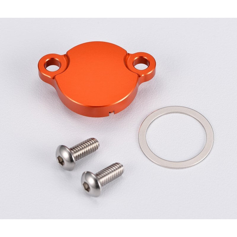 Tapa deposito bomba freno trasero naranja Ktm 50 65 85 105 V PARTS ASRRC-06-OR