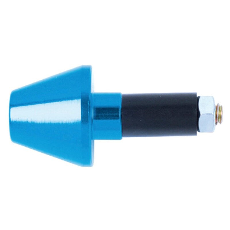 Contrapesos de manillar cónicos ALU 13,5 mm. Azul V PARTS SS438-13,5MM-BLUE