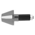 Contrapesos de manillar cónicos ALU 13,5 mm. Plata V PARTS SS438-13,5MM-SILVER