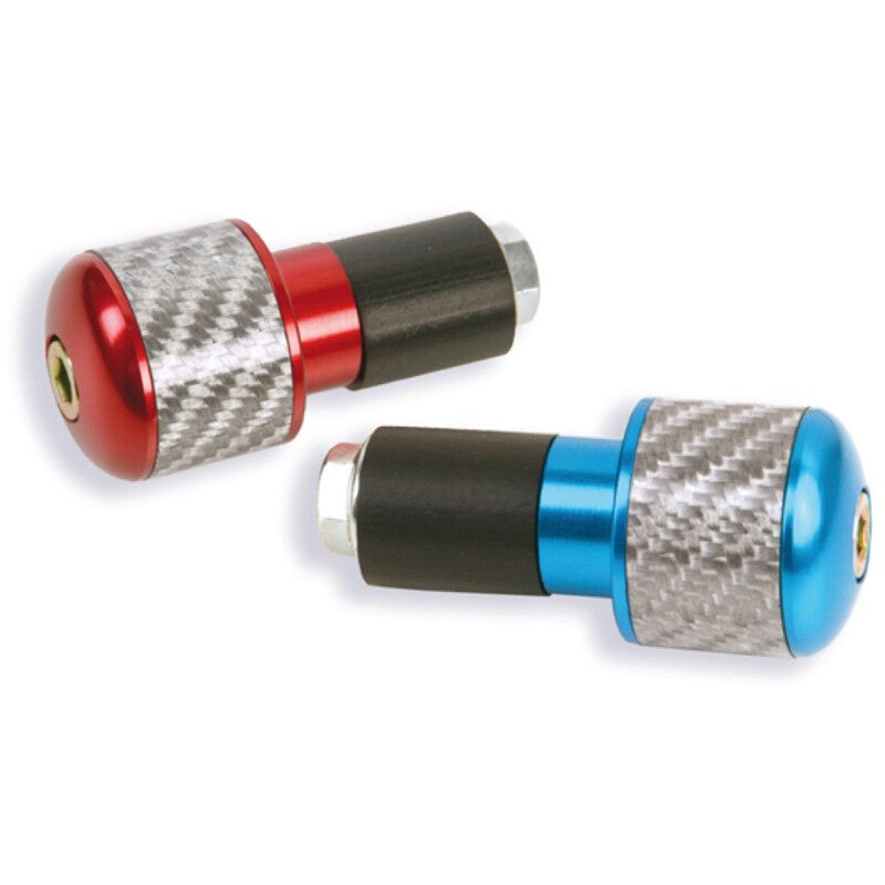 Contrapesos de manillar fibra de Carbono 17,5. Azul V PARTS SS607