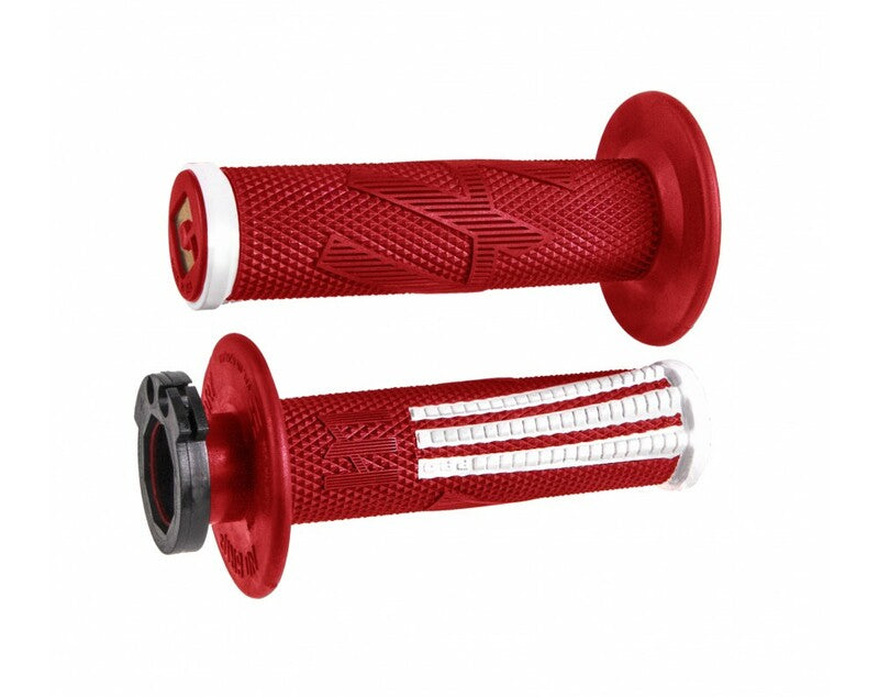 Puños ODI Emig Pro V2 Lock-On Rojo/Blanco ODI H36EPRW