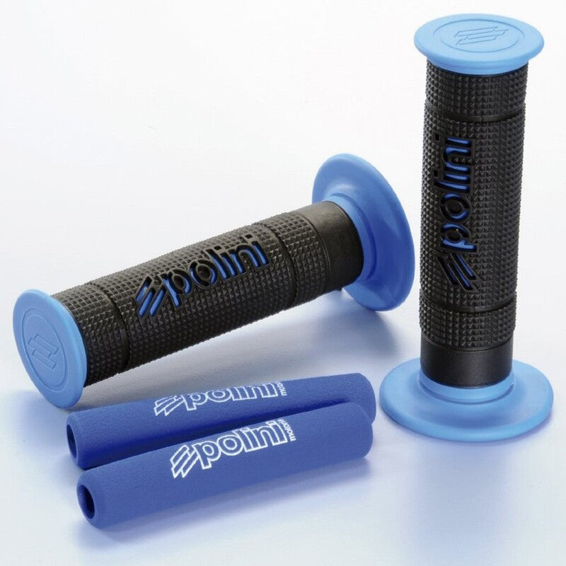 Puños Polini 2 colores Big Evolution negro/azul (3410027) POLINI 341,0027