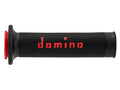 Puños racing DOMINO 126mm negro/rojo A01041C4240 DOMINO A01041C4240B7-0