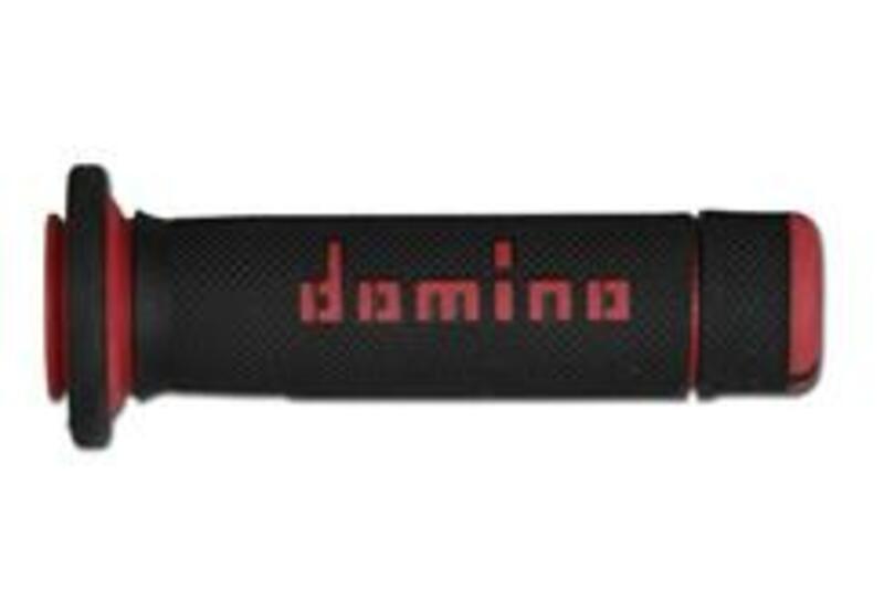 Puños para ATV/Quad DOMINO 118mm negro/rojo A18041C4240 DOMINO A18041C4240A7-0