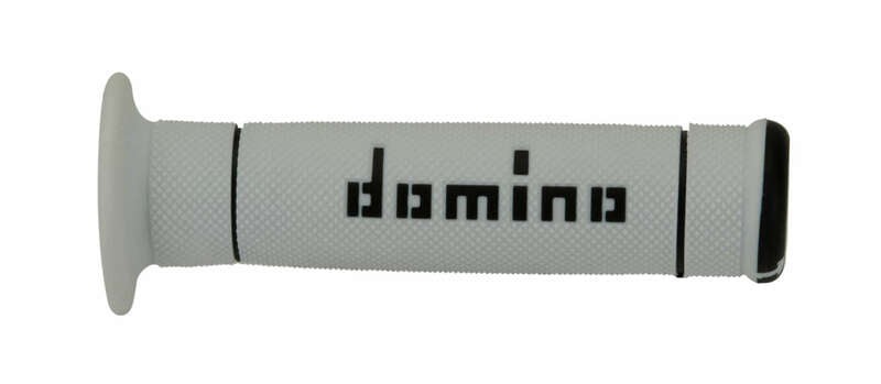 Puños de trial DOMINO blanco/negro A24041C4046A7-0 DOMINO A24041C4046A7-0