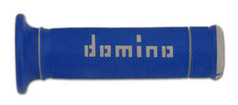 Puños de trial DOMINO azul/blanco A24041C4648A7-0 DOMINO A24041C4648A7-0
