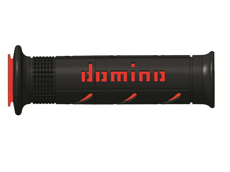 Puños racing DOMINO super soft 126mm negro/rojo A25041C4240 DOMINO A25041C4240B7-0