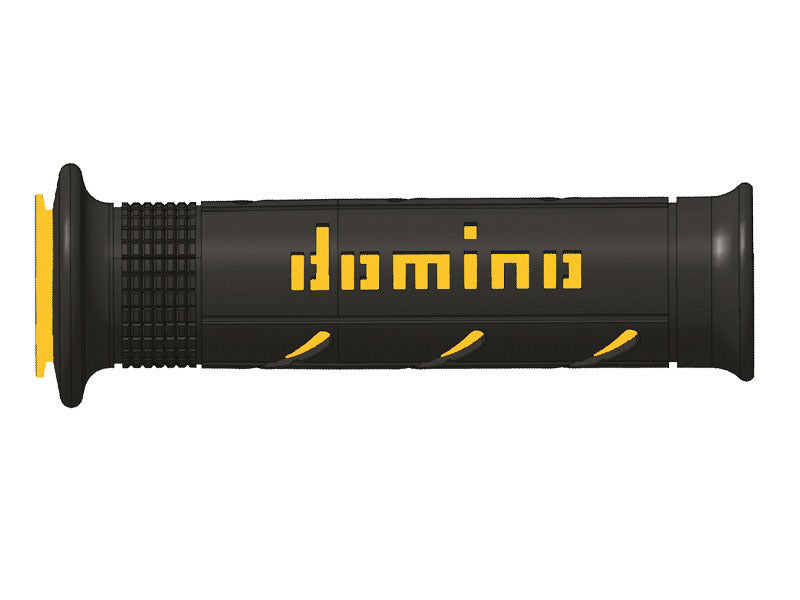 Puños racing DOMINO super soft 126mm negro/amarillo A25041C4740 DOMINO A25041C4740B7-0