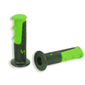 Par puños ciclomotor Negro-Verde V PARTS SS-605