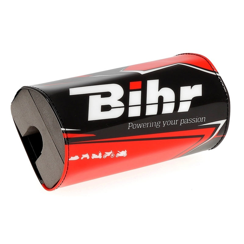 Morcilla protectora BIHR para manillar sin barra negro/rojo BIHR MGBIHROVER