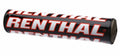 Protector/Morcilla barra superior de manillar Renthal negro/rojo 180mm P301 RENTHAL P301
