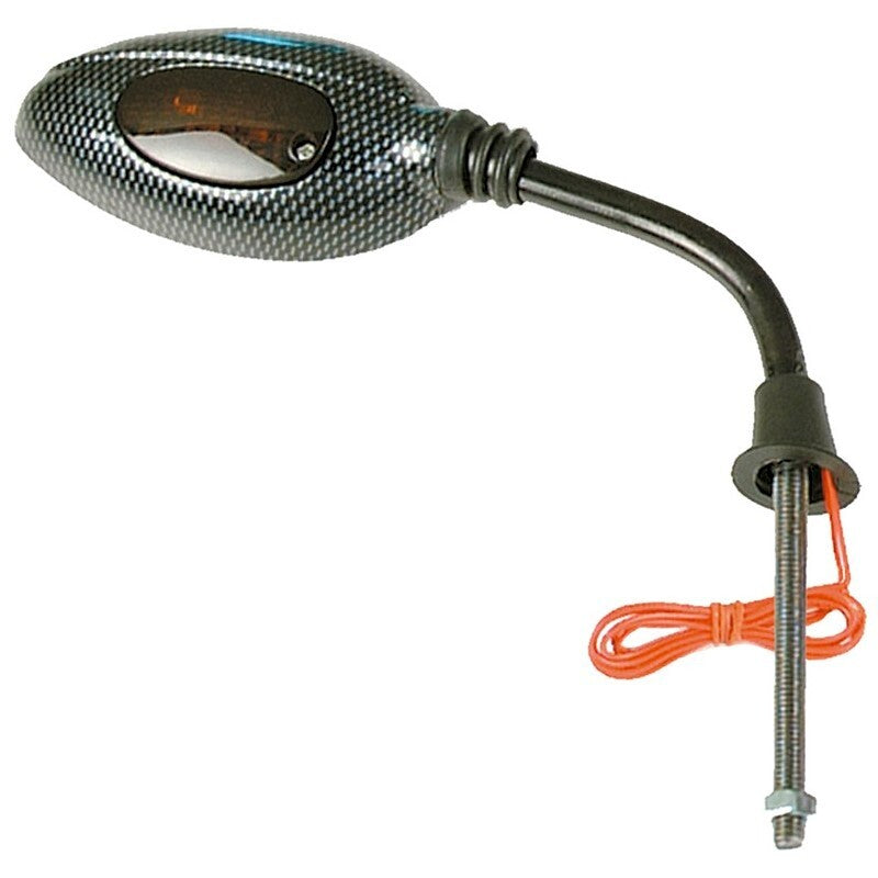 Espejo para exposición, rosca larga a derechas, M8/125, carbono M2 V PARTS E211D