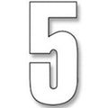 Numeros de carrera blanco - Pack de 3 uds Blackbird Crystal 5027/10/5 BLACKBIRD 5027/10/5