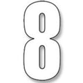 Numeros de carrera blanco - Pack de 3 uds Blackbird Crystal 5027/10/8 BLACKBIRD 5027/10/8