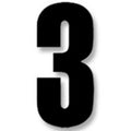 Numeros de carrera negro - Pack de 3 uds Blackbird Crystal5027/20/3 BLACKBIRD 5027/20/3