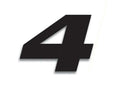 Numeros de carrera negro - Pack de 3 Uds BLACKBIRD PVC 5049/20/4 BLACKBIRD 5049/20/4