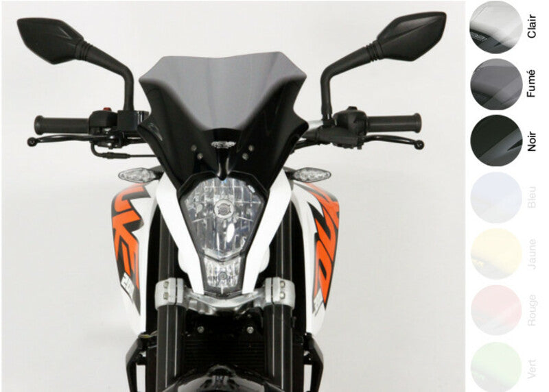 Pantalla MRA Racing, negro, Duke125/200/390 11-14 MRA 4025066144662