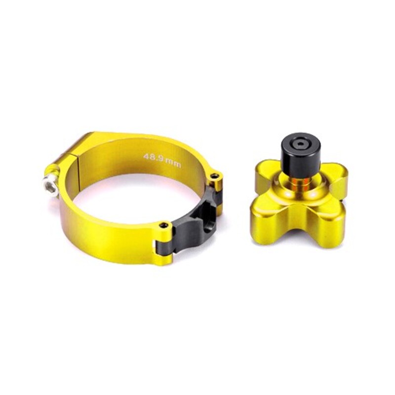 Bloqueo de horquilla amarillo Suzuki V PARTS ASLC-01-YE
