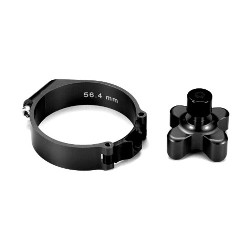 Bloqueo de horquilla negro Honda Suzuki Kawasaki V PARTS ASLC-04-BK