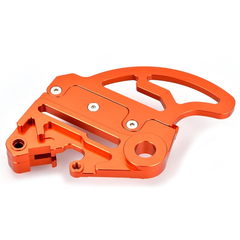 Protector de disco trasero ART con soporte de pinza naranja ART ASRDG-02-OR