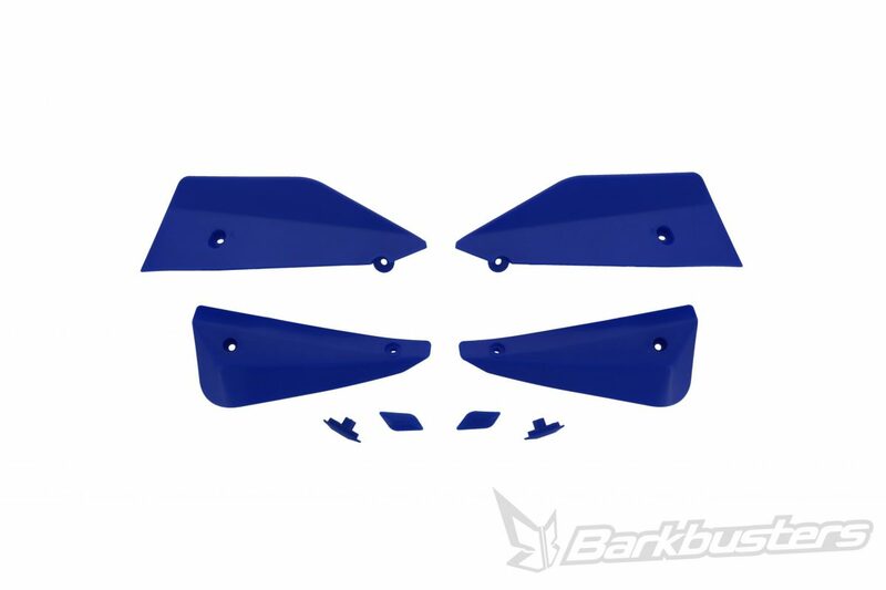 Kit de deflectores y conectores Barkbusters SABRE Color azul BARKBUSTERS B-084-BU