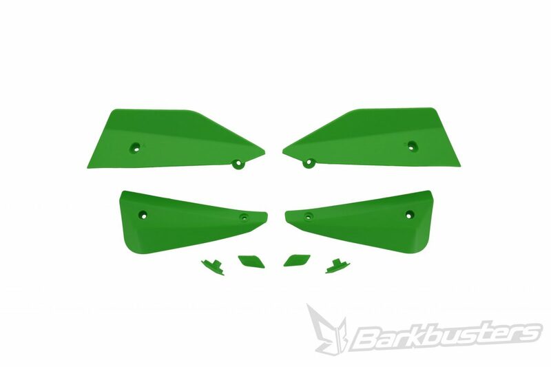 Kit de deflectores y conectores Barkbusters SABRE Color verde BARKBUSTERS B-084-GR