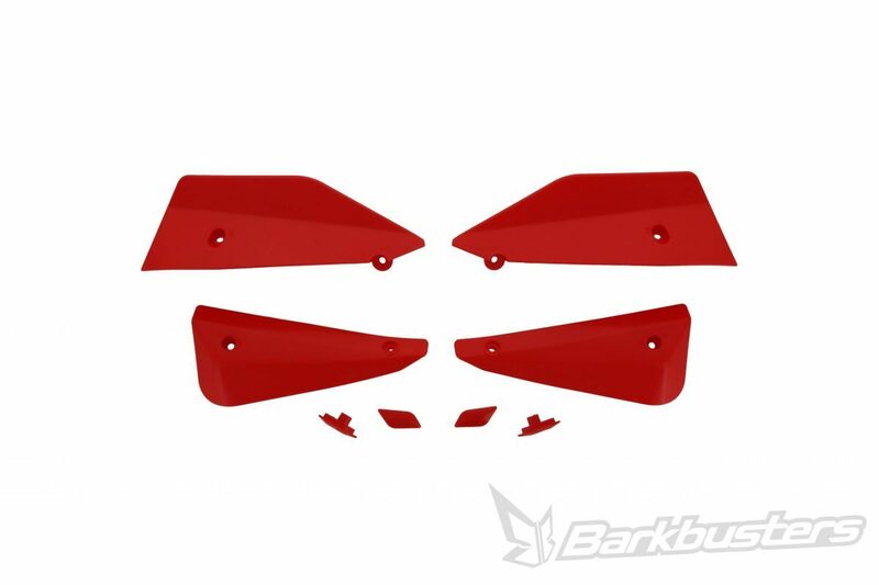 Kit de deflectores y conectores Barkbusters SABRE Color rojo BARKBUSTERS B-084-RD