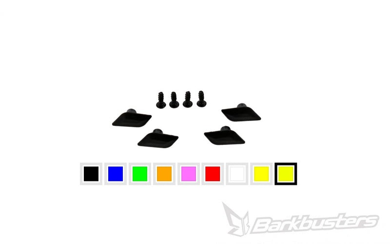 Kit de conexión de deflectores Barkbusters Color amarillo BARKBUSTERS B-085-YE