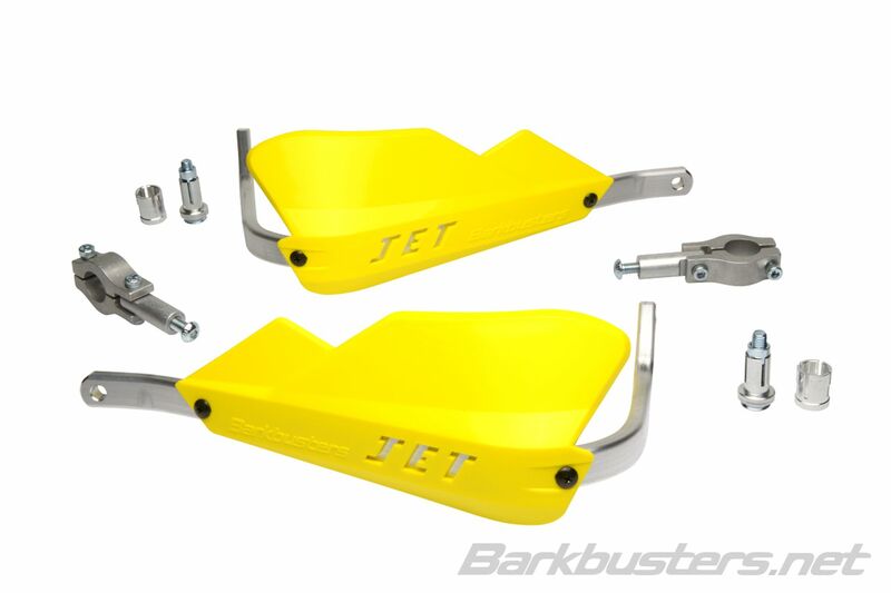 Kit de paramanos Barkbusters JET abierto Ø22 universal Color amarillo BARKBUSTERS JET-001-00-YE