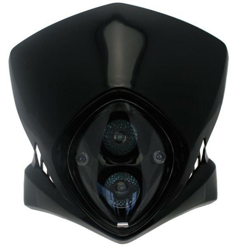 Faro con careta Bihr Viper negro BIHR YM-3241-BLACK