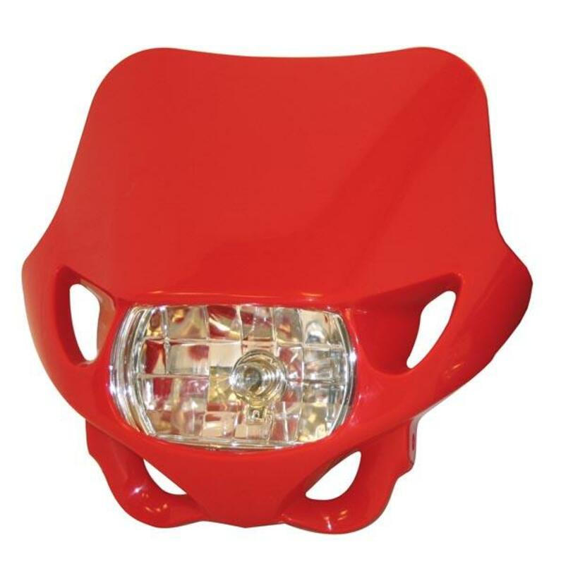 BIHR Enduro Headlight Red 12V/55W BIHR YM-3243-RED