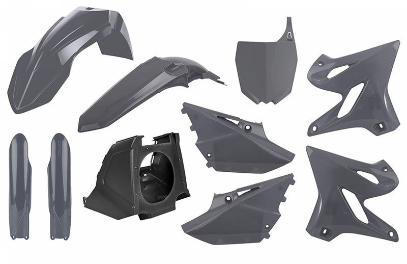 Kit plástica Polisport MX Vintage Edition nardo grey Yamaha YZ125/250 POLISPORT 90908